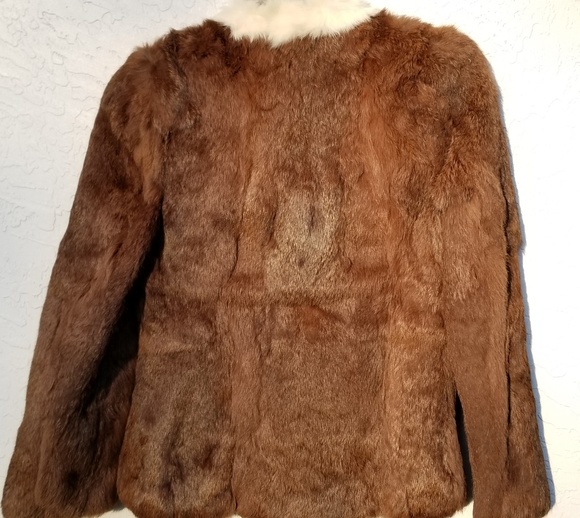 Vintage Real Rabbit Fur Coat - Picture 2 of 6